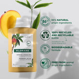 Klorane Nourishing Shampoo with Mango for Dry Hair   200ml