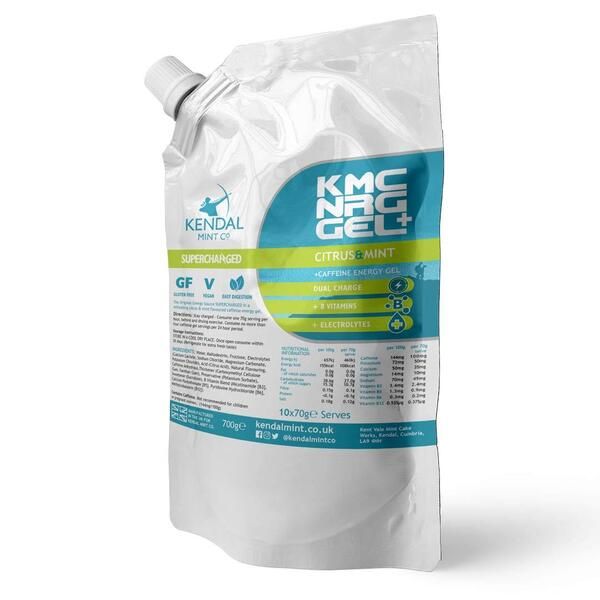 KMC Caffeine Energy Gel Refill Pouch Citrus &amp;amp; Mint 700g