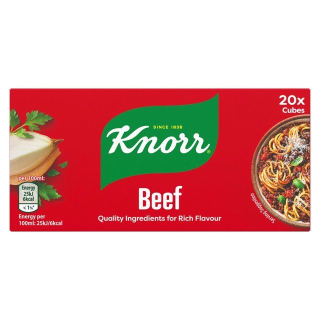 Knorr 20 Beef Stock Cubes   20 x 10g