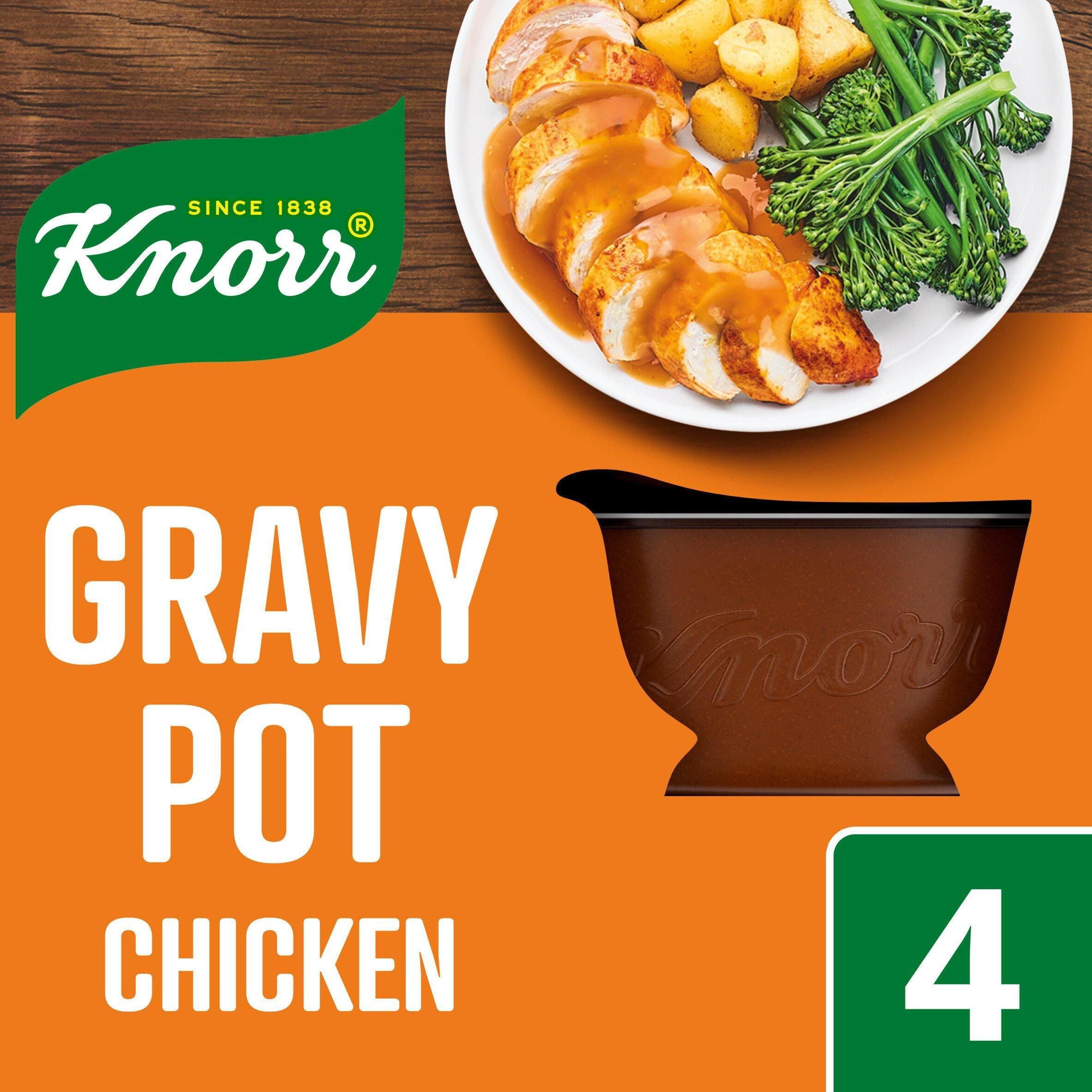Knorr  Gravy Pot Chicken 4&amp;nbsp;x&amp;nbsp;28&amp;nbsp;g