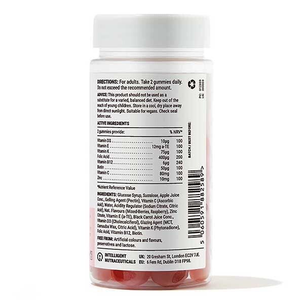Known Bump&amp;amp;Me Raspberry Vegan Pregnancy Gummy Supplement x60