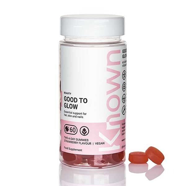 Known Good to Glow Hair, Skin &amp;amp; Nails Vegan Gummies x 60