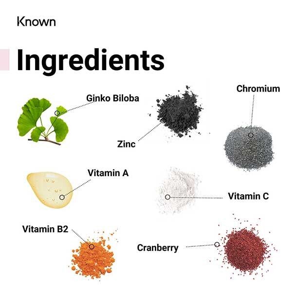 Known Menopause Support Vegan Gummy Supplements x 60