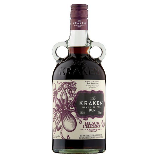 Kraken Black Cherry &amp;amp; Madagascan Vanilla Black Spiced Rum   70cl