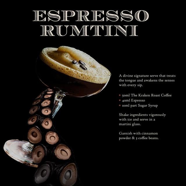 Kraken Black Spiced Rum Roast Coffee   70cl