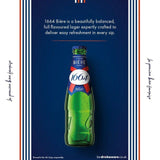 Kronenbourg 1664 Lager Beer Bottles   12 x 275ml