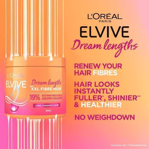 L'or&amp;eacute;al Elvive Dream Lengths Xxl Fibre Mask 400Ml