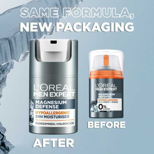 L'oreal Men Expert Magnesium Defence 24H Moisturiser 50Ml