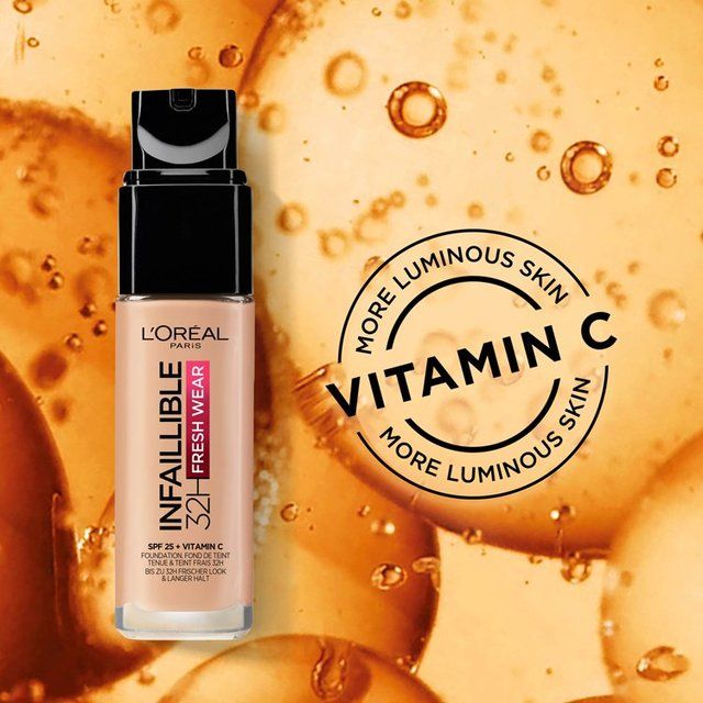 L'Oreal Paris Infallible 24hr Freshwear Liquid Foundation 120 Vanilla