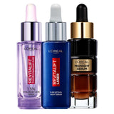 L'Oreal Paris Retinol, Hyaluronic Acid + Anti-Oxidant Super Serums Bundle