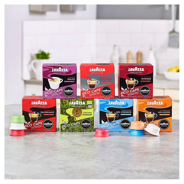 Lavazza A Modo Mio Compostable Intenso Coffee Capsules   16 per pack
