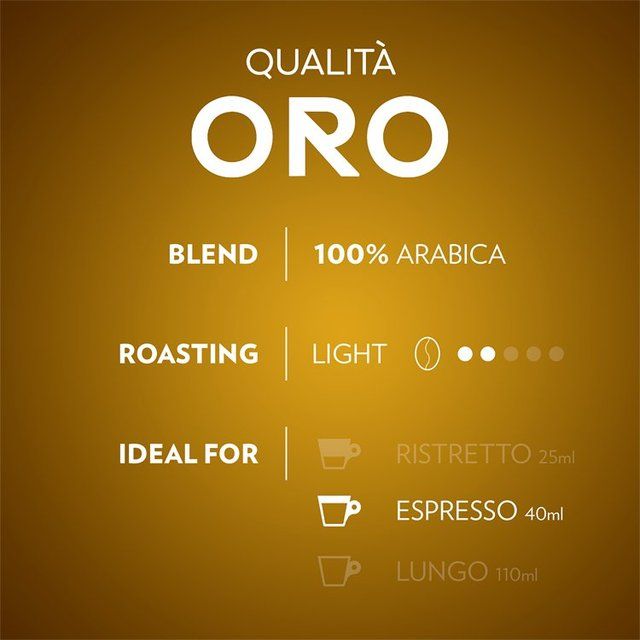 Lavazza Qualita Oro Aluminium Nespresso Compatible Capsules   10 per pack