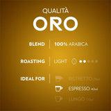 Lavazza Qualita Oro Aluminium Nespresso Compatible Capsules   10 per pack