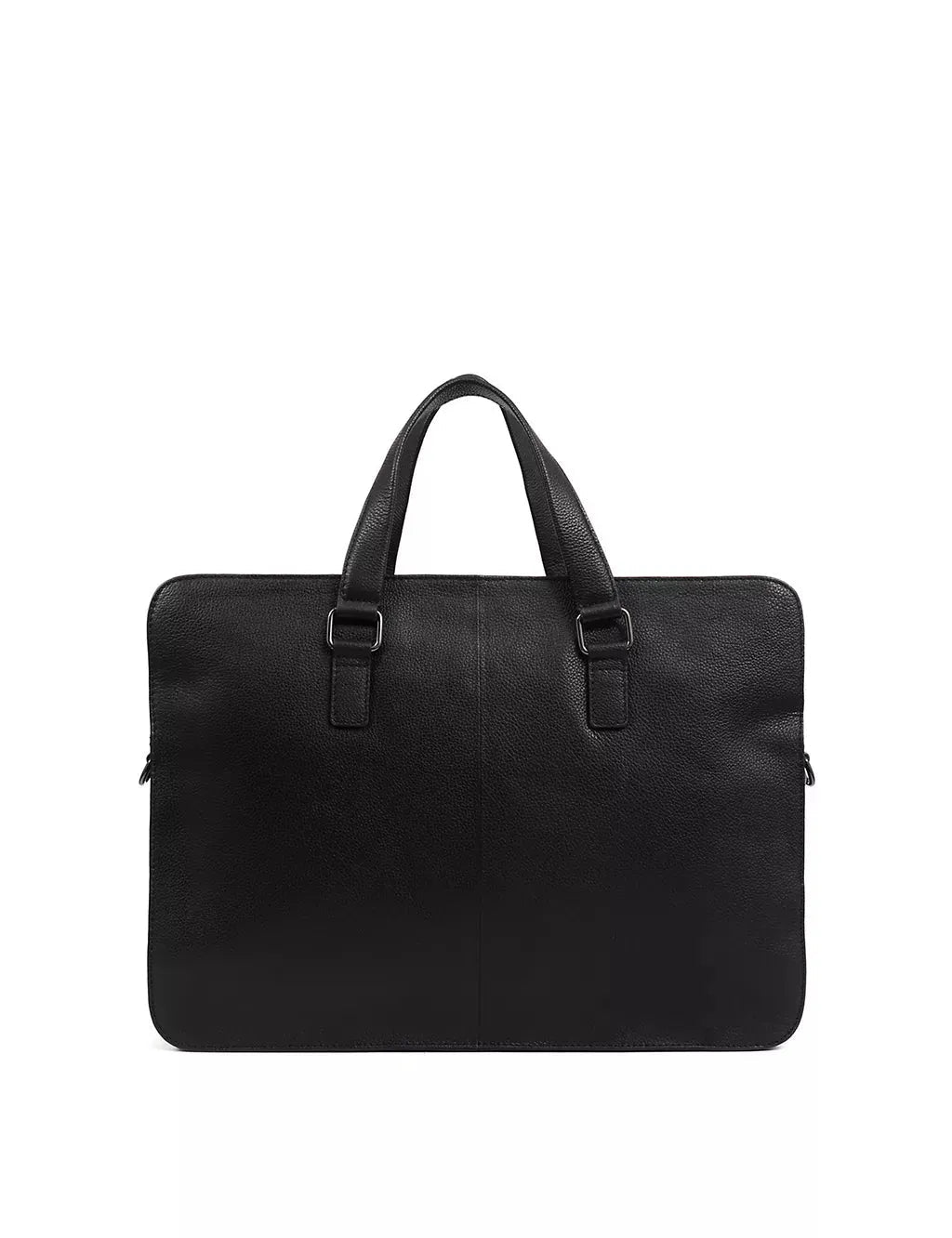Leather Pebble Grain Messenger Bag