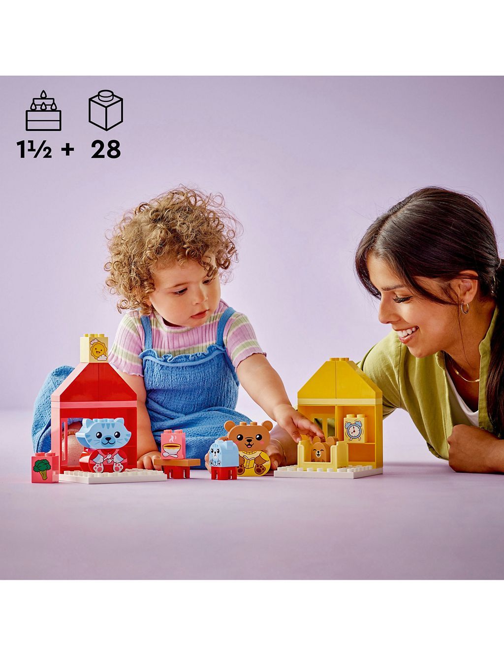 LEGO&amp;reg; DUPLO&amp;reg; My First Daily Routines: Eating &amp;amp; Bedtime 10414 (1&amp;frac12;+ Yrs)