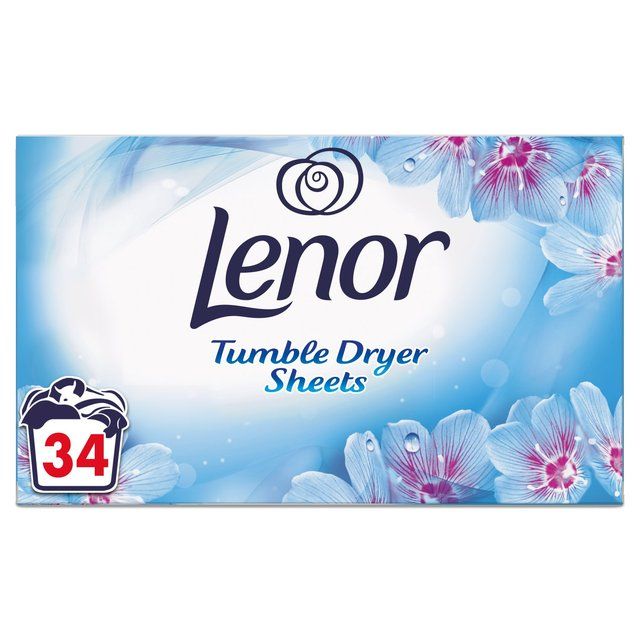 Lenor Fabric Tumble Dryer Sheets Spring Awakening   34 per pack