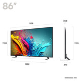 LG 86QNED85T6C 86 Inch QNED 4K Ultra HD Smart TV