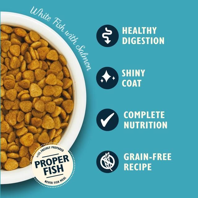Lily's Kitchen Cat Fisherman's Feast White Fish with Salmon Dry Food   800g