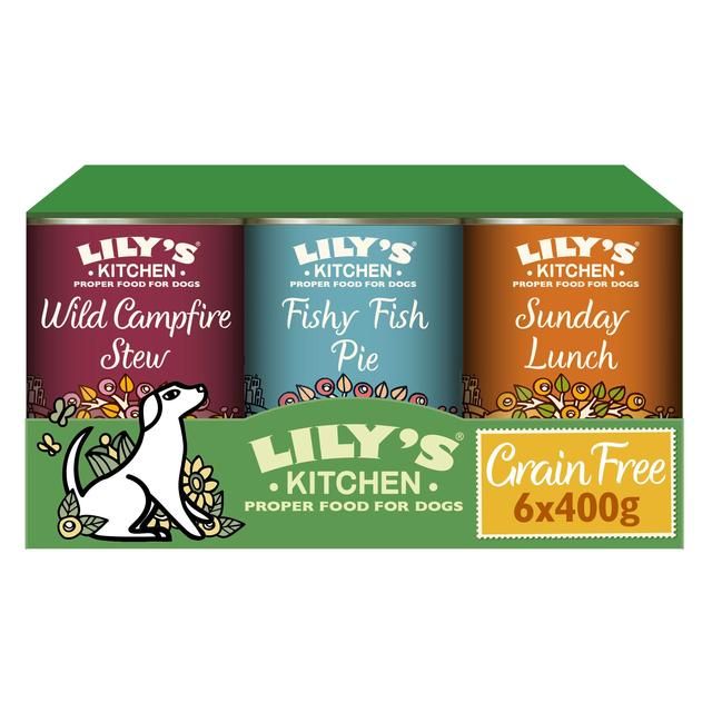 Lily's Kitchen Grain-Free Recipes for Dogs Multipack   6 x 400g