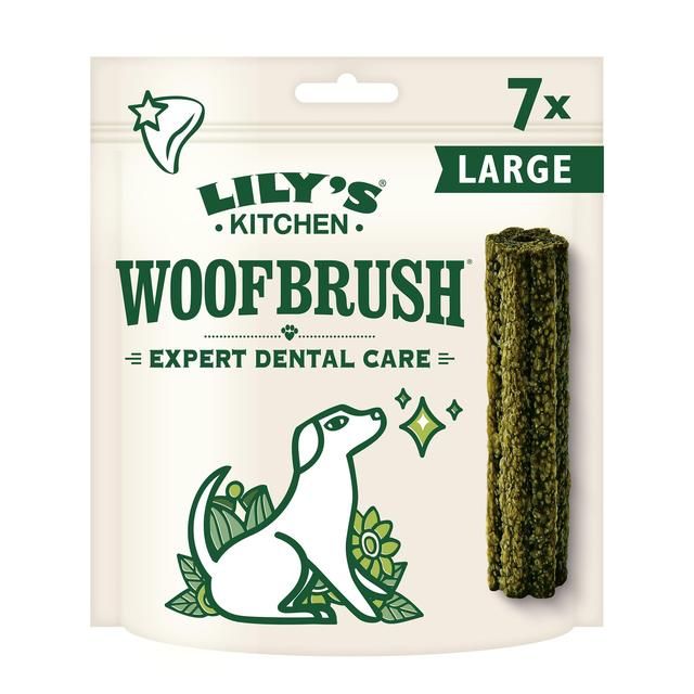 Lily's Kitchen Woofbrush Natural Daily Dental Chew Large Dog Multipack   329g