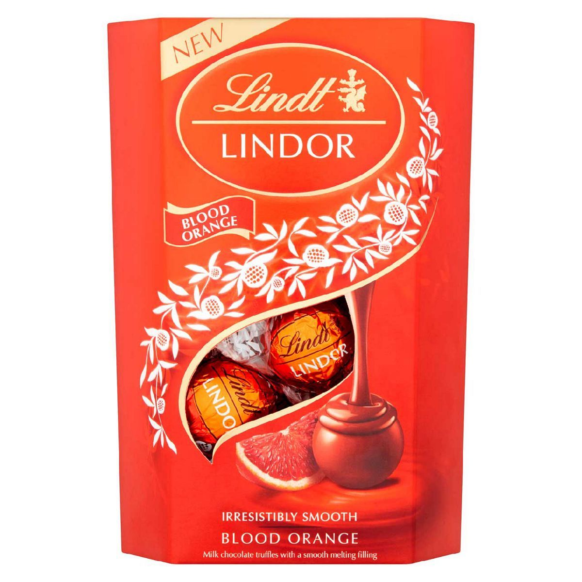 Lindt Lindor Cornet - Blood Orange Chocolate - Medium Box - 200g