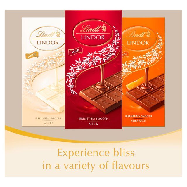 Lindt Lindor White Bar   100g