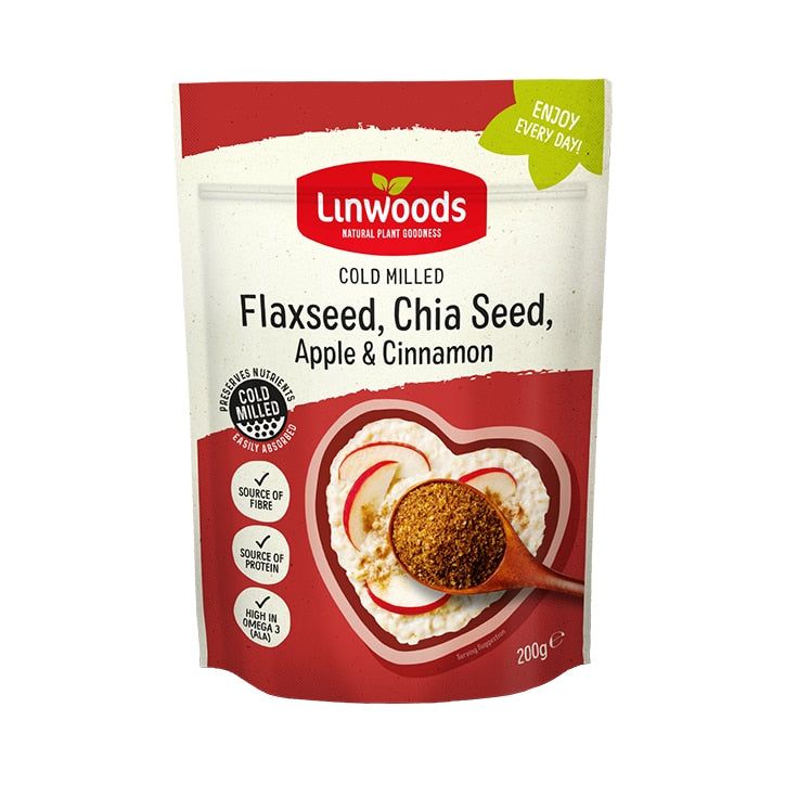 Linwoods Milled Flaxseed, Chia Seed, Apple &amp;amp; Cinnamon 200g