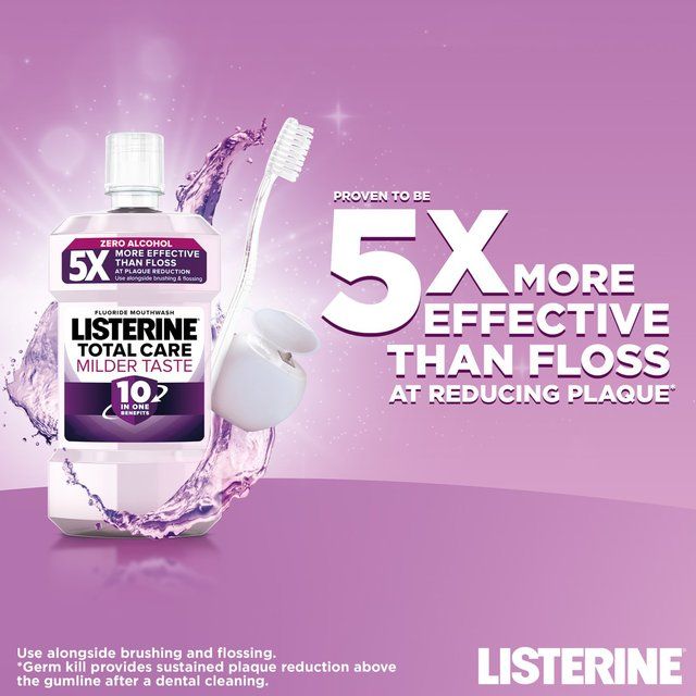 Listerine Total Care Zero MouthWash Smooth Mint   500ml