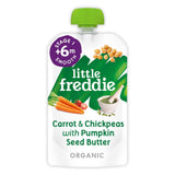 Little Freddie Organic Carrot &amp;amp; Chickpeas Stage 1 +6m Smooth 120g