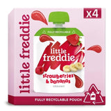 Little Freddie Strawberry &amp;amp; Banana Smash Smoothie  Dairy Free   4 x 90g