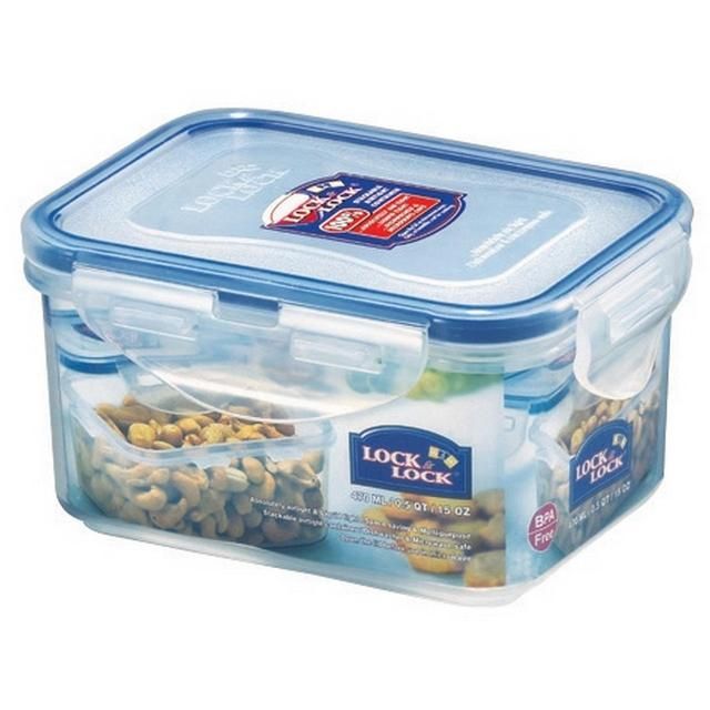 Lock &amp;amp; Lock Air Tight Rectangular Container 470ml