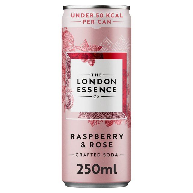 London Essence Co. Raspberry &amp;amp; Rose Crafted Soda   250ml