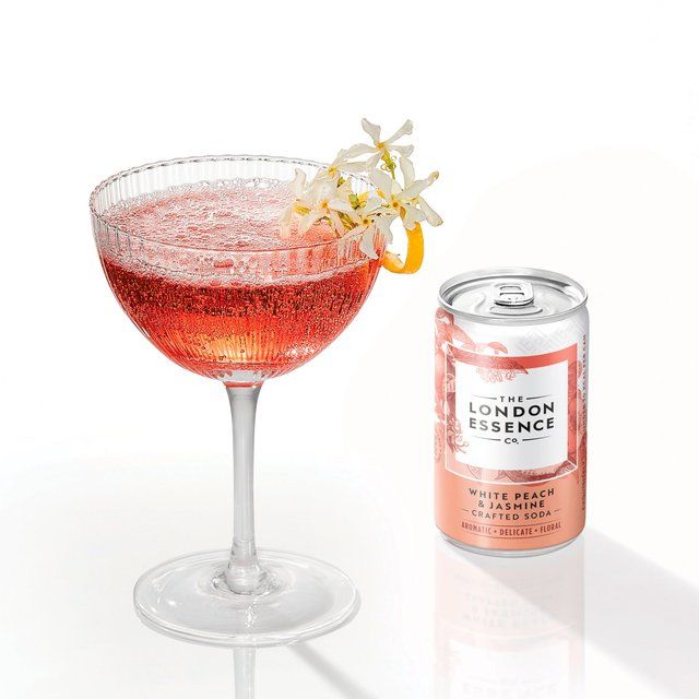 London Essence Co. White Peach &amp;amp; Jasmine Cans   6 x 150ml