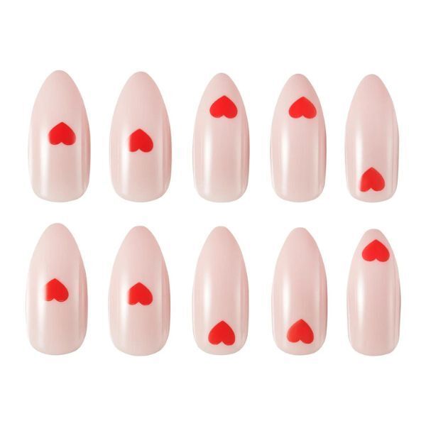 Lottie London Stay Press'D on Nails - Heart To Heart