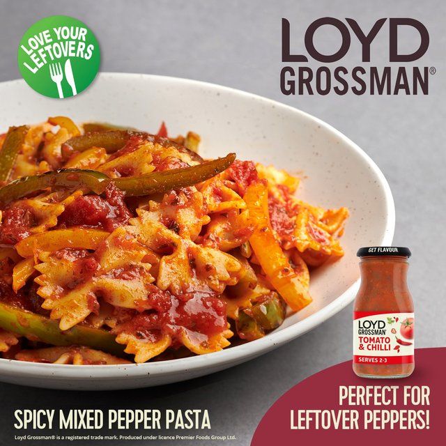 Loyd Grossman Tomato &amp;amp; Chilli Pasta Sauce   350g