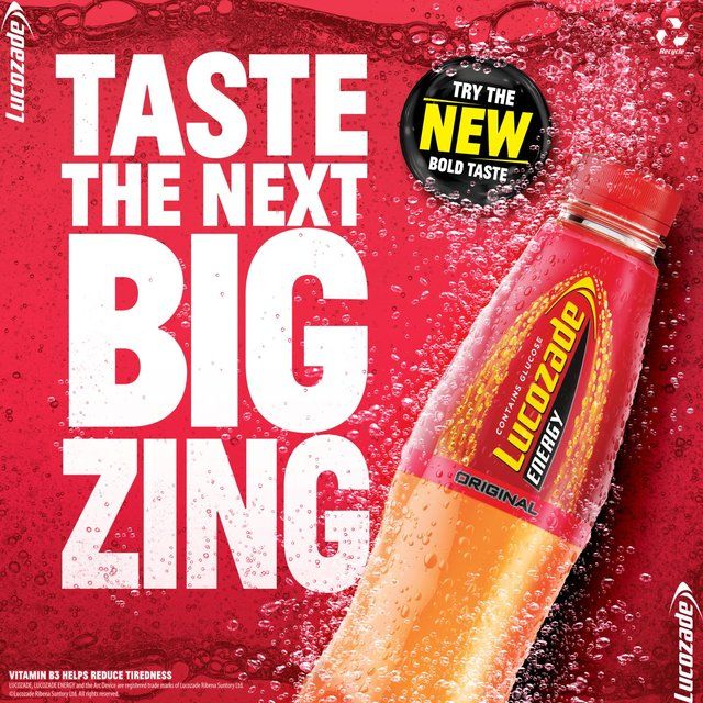 Lucozade Energy Drink Original   4 x 380ml