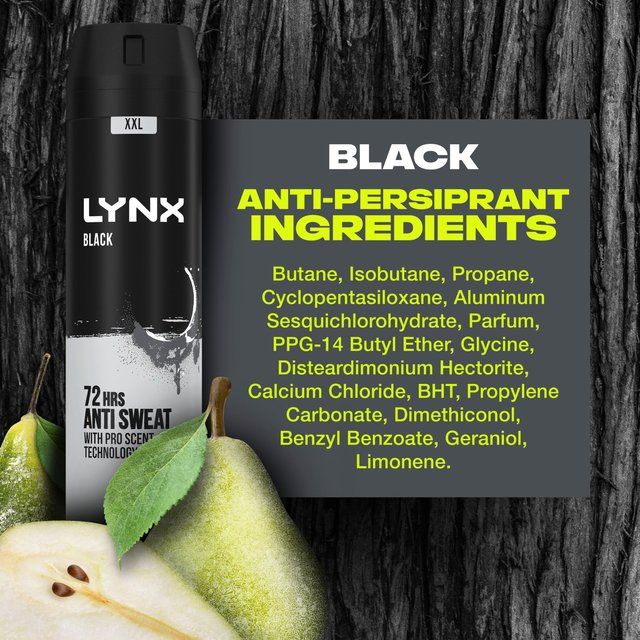 Lynx Black Anti-Perspirant Deodorant   250ml