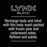 Lynx Black Body Wash Shower Gel   500ml