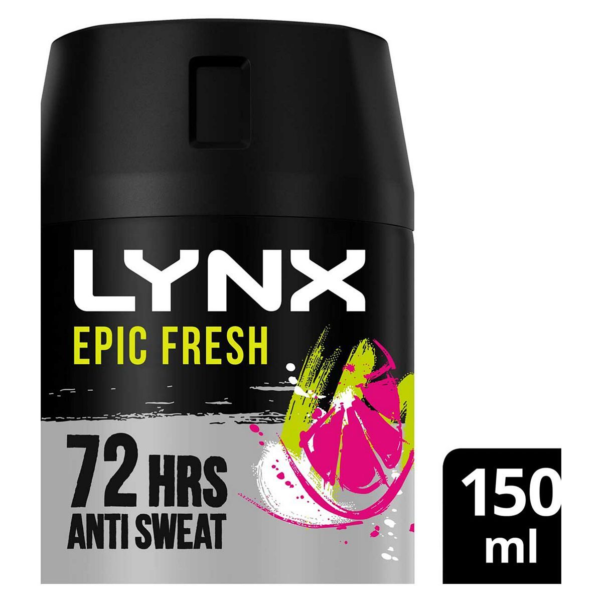 Lynx Epic Fresh Grapefruit &amp;amp; Tropical Pineapple Scent Antiperspirant Deodorant Spray 150ml