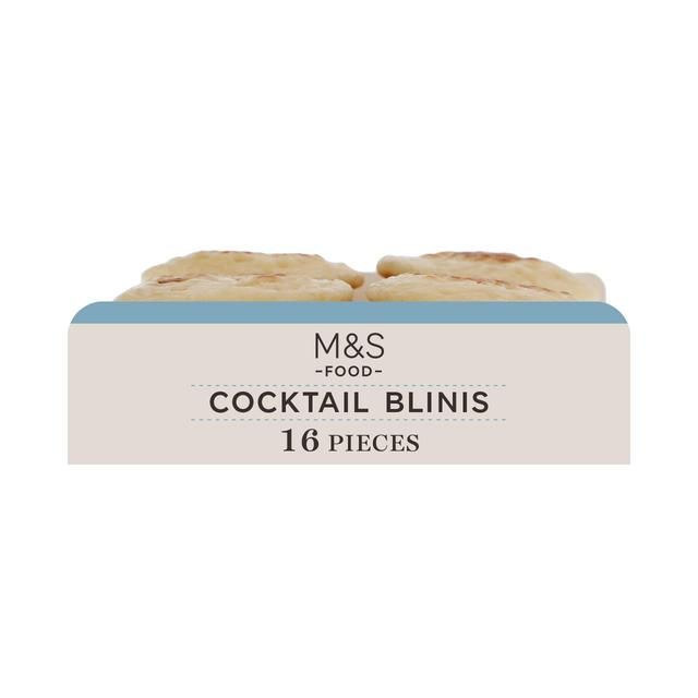M&amp;amp;S 16 Cocktail Blinis   112g