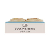 M&amp;amp;S 16 Cocktail Blinis   112g