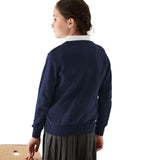 M&amp;amp;S 2pk Pure Cotton School Jumper 3-12 Years Navy