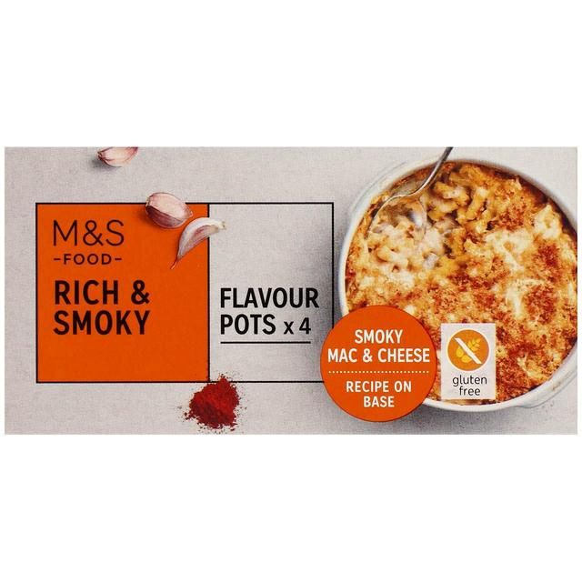 M&S 4 Rich & Smoky Flavour Pots   96g