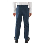 M&amp;amp;S Boys 2pk Navy Skinny Leg School Trousers 4-14 Years