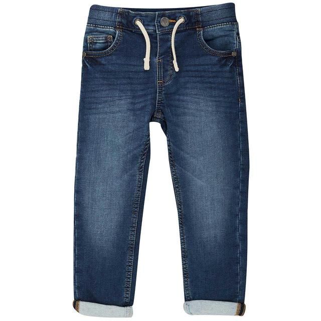 M&amp;amp;S Boys Cotton Skinny Jeans 2-7 Years Dark Blue Denim