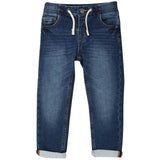 M&amp;amp;S Boys Cotton Skinny Jeans 2-7 Years Dark Blue Denim