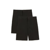 M&amp;amp;S Boys Regular Leg School Shorts 2 Pack 4-14 Years Black