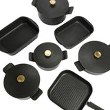 M&amp;amp;S Chef Cast Aluminium Roaster Charcoal 30cm
