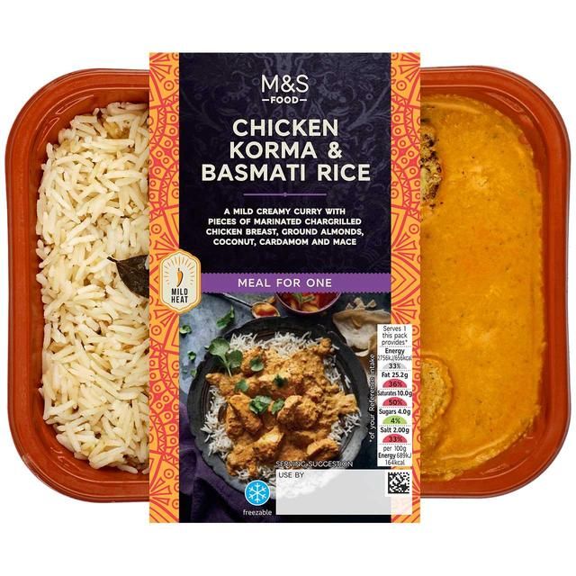 M&amp;amp;S Chicken Korma with Basmati Rice   400g