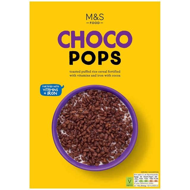 M&amp;amp;S Choco Pops   375g